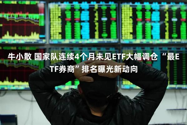牛小散 国家队连续4个月未见ETF大幅调仓 “最ETF券商”排名曝光新动向
